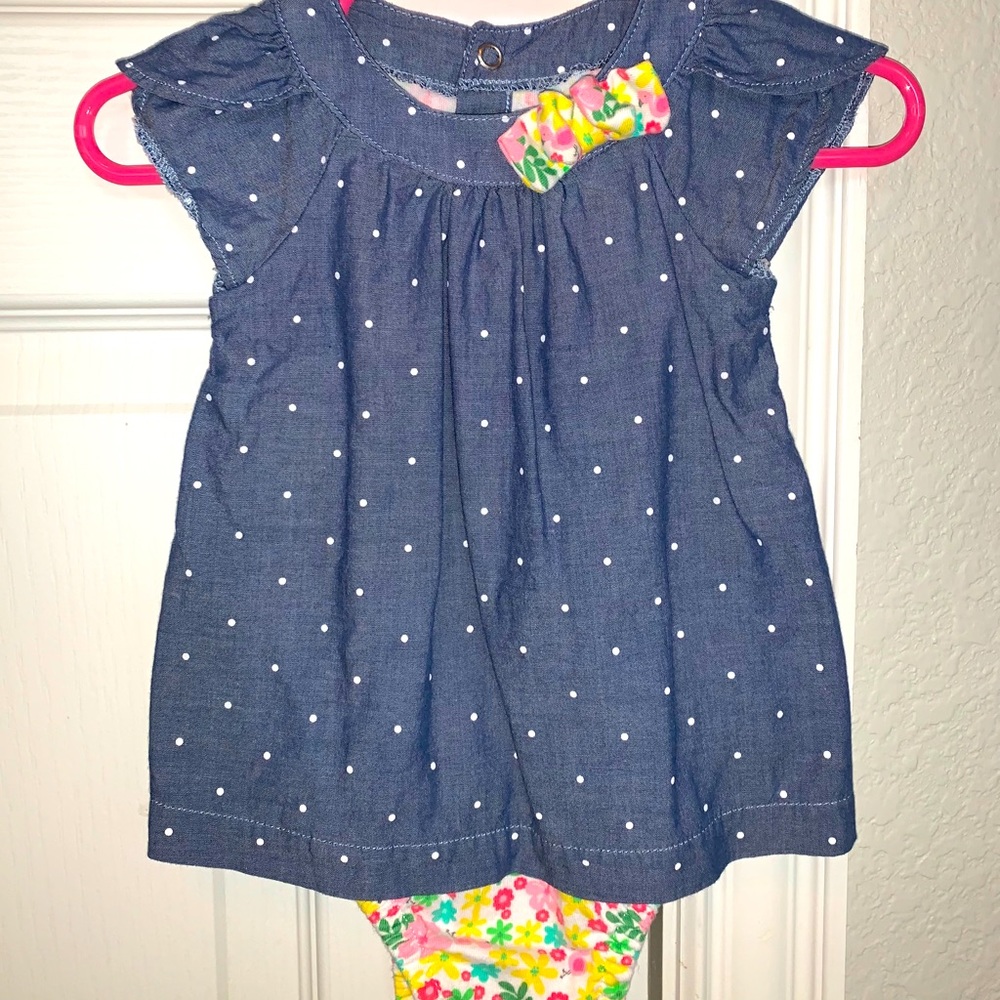 Carters 3-6 Month Denim Dress